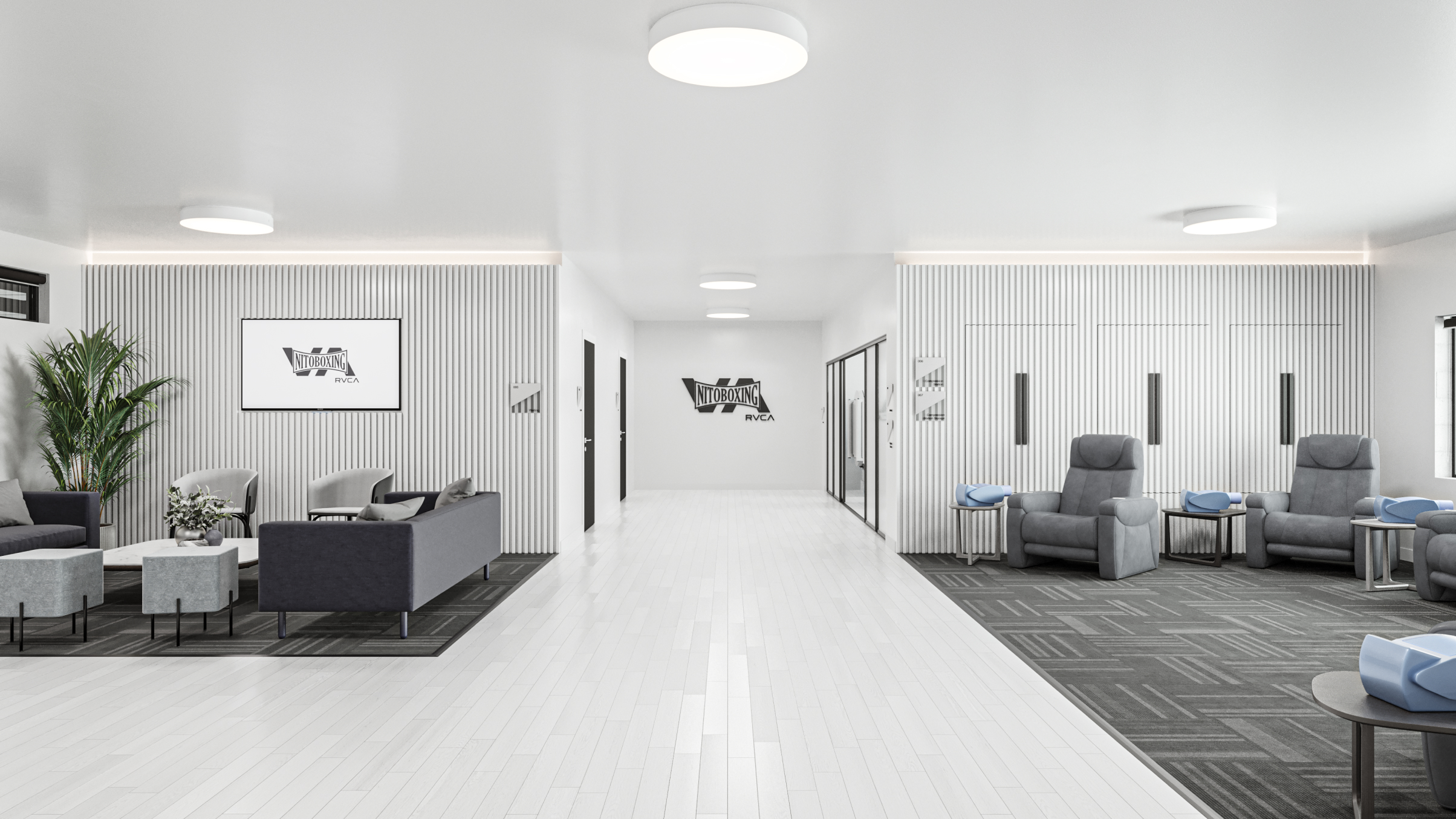 Gym Reception CGI Visualisation